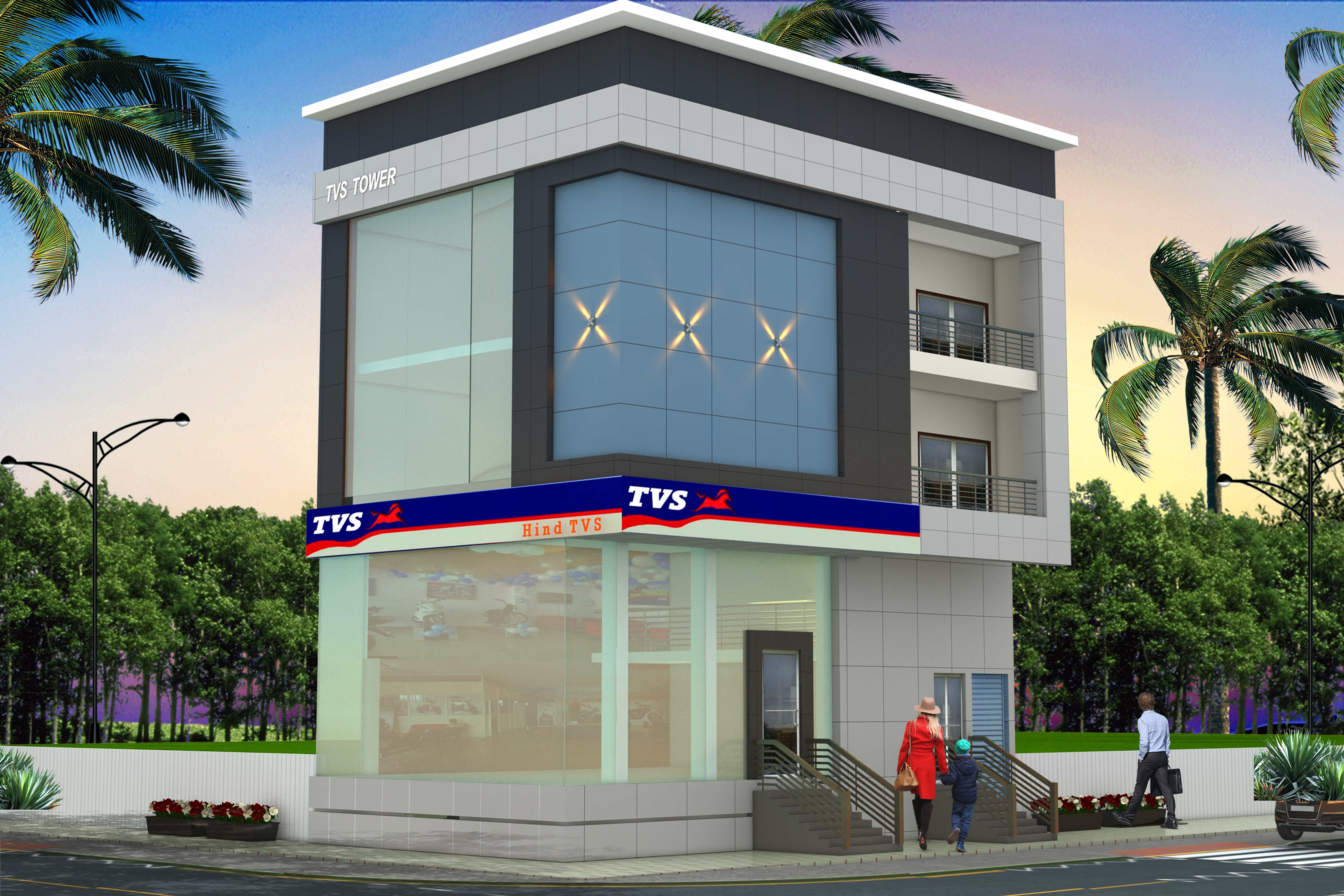 TVS SHOWROOM, BAJAJ ROAD,  29-06